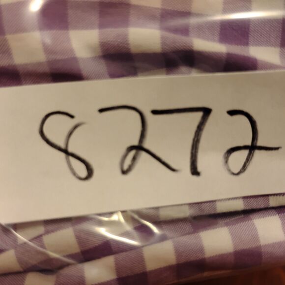 Ralph Lauren shirt mens 2XL XXL purple chcek plaid custom fit pony logo - Picture 10 of 10